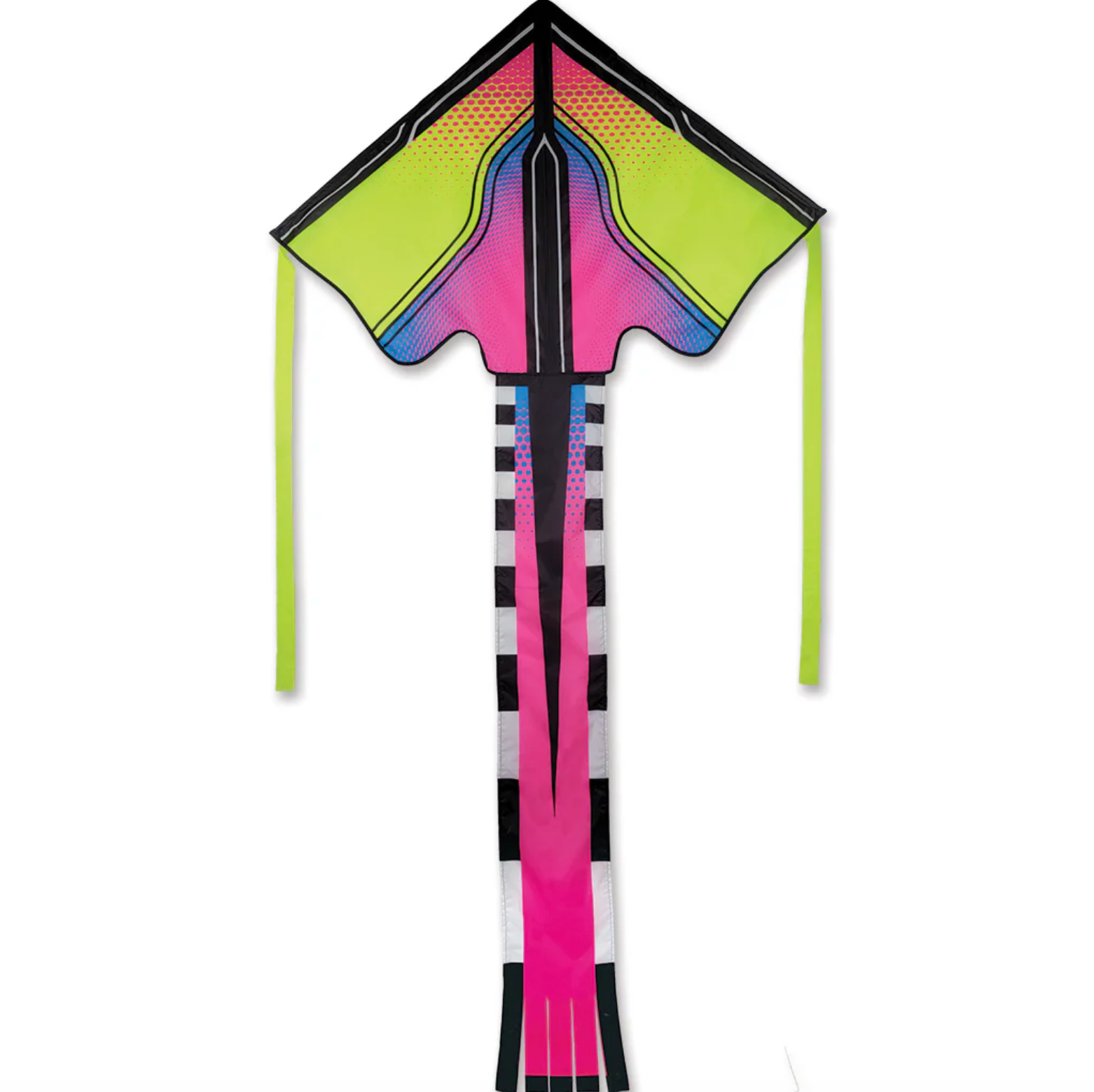 Tropical Neon Tech 46" Large Easy Flyer Kite
