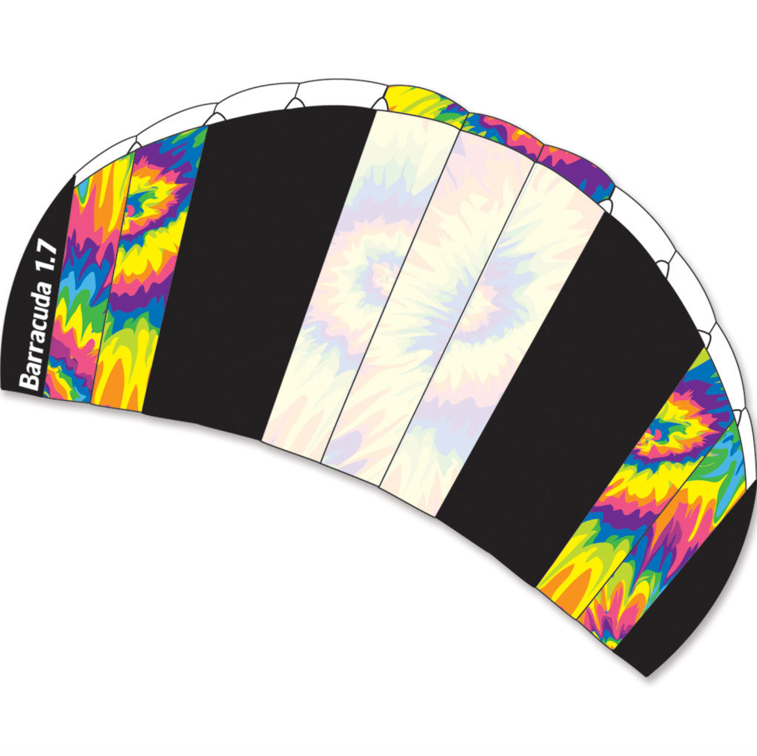 PRMR 65 Inch Barracuda 1.7 Stunt Kite - Tie-Dye