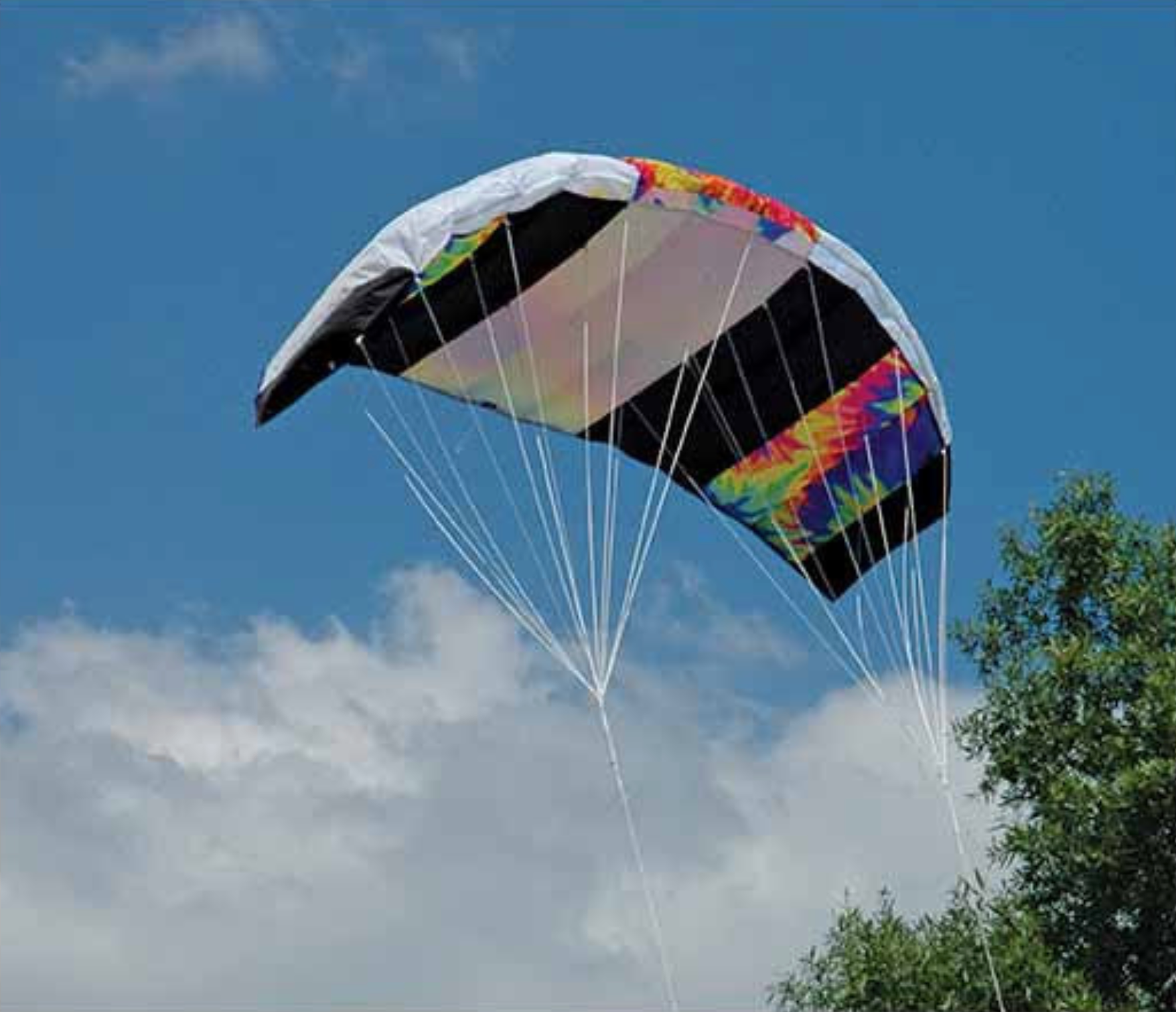 PRMR 65 Inch Barracuda 1.7 Stunt Kite - Tie-Dye