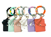 MAVI Wallet Wristlet Silicone Bead Tassel Keychains (Single) - Random Color