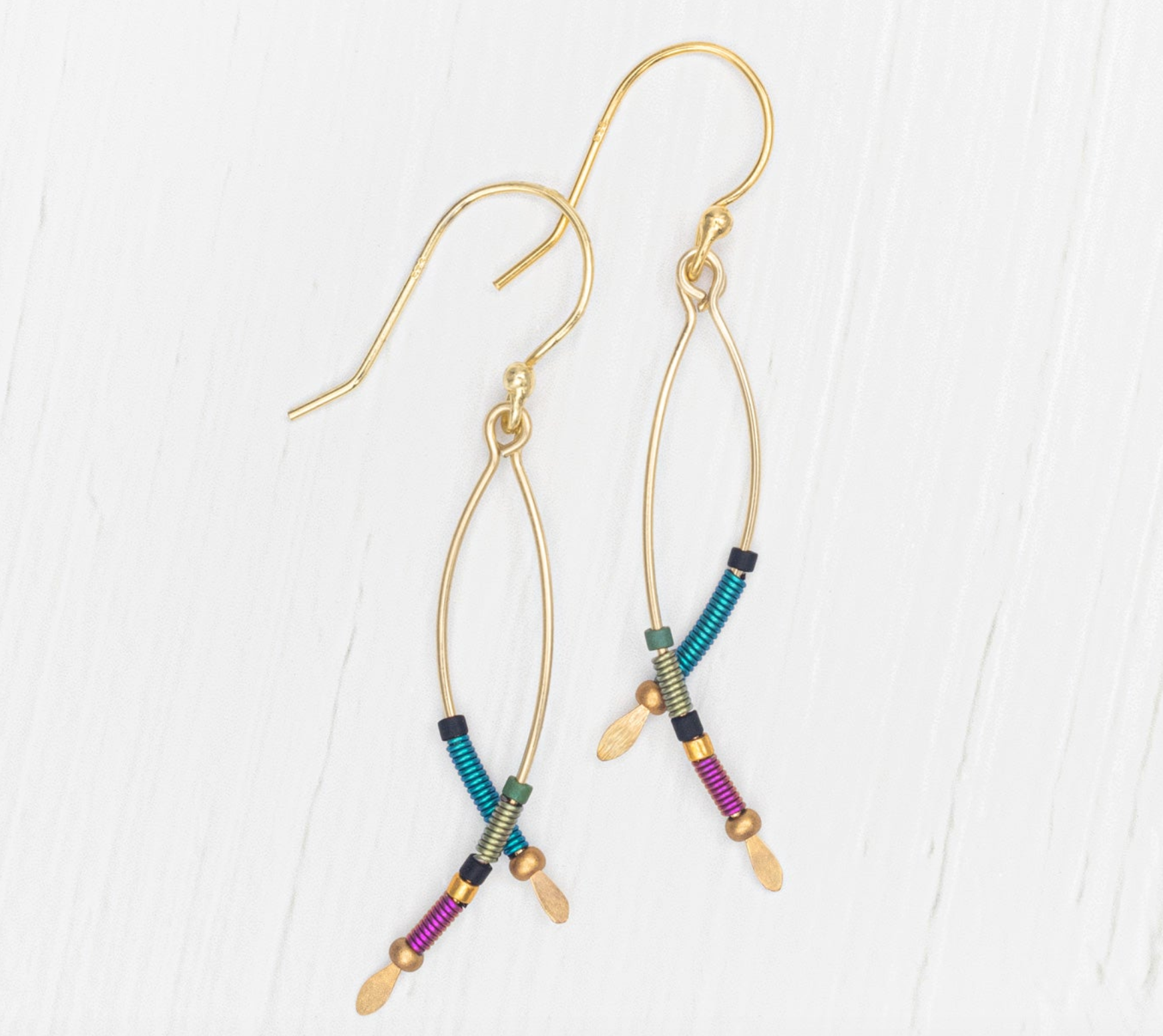 Holly Yashi Montana Earrings - Desert Rose