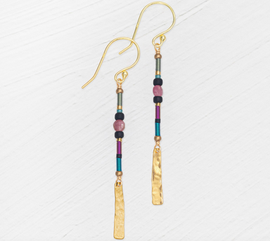 Holly Yashi Dakota Stick Earrings - Desert Rose