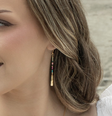 Holly Yashi Dakota Stick Earrings - Desert Rose