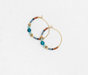 Holly Yashi Dakota Hoop Earrings - Copper Sky