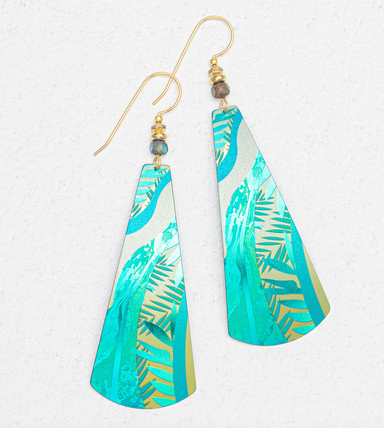 Holly Yashi Gaya Earrings - Tropic Green