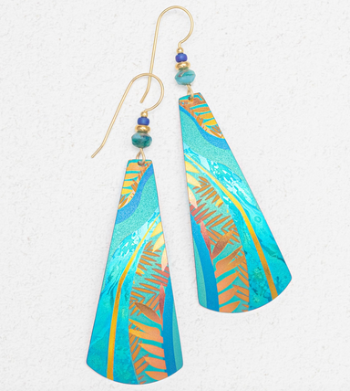 Holly Yashi Gaya Earrings - Tropic Teal