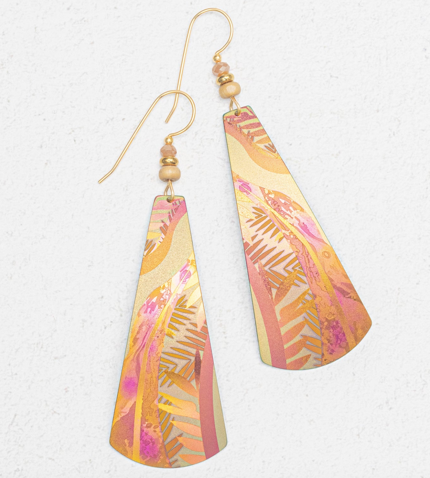 Holly Yashi Gaya Earrings - Tropic Peach