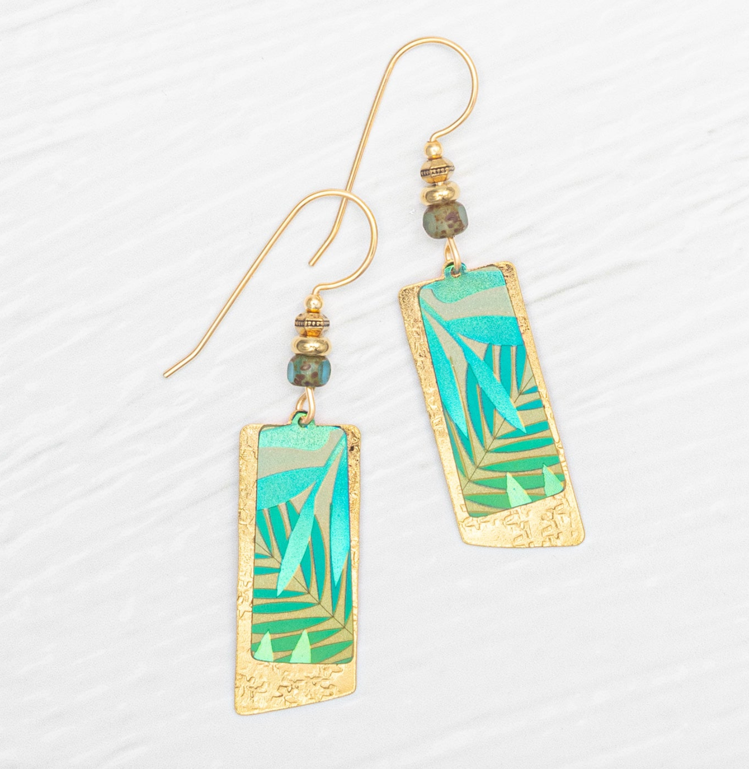 Holly Yashi Davy Earrings - Tropic Green