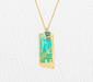 Holly Yashi Davy Pendant Necklace - Tropic Green