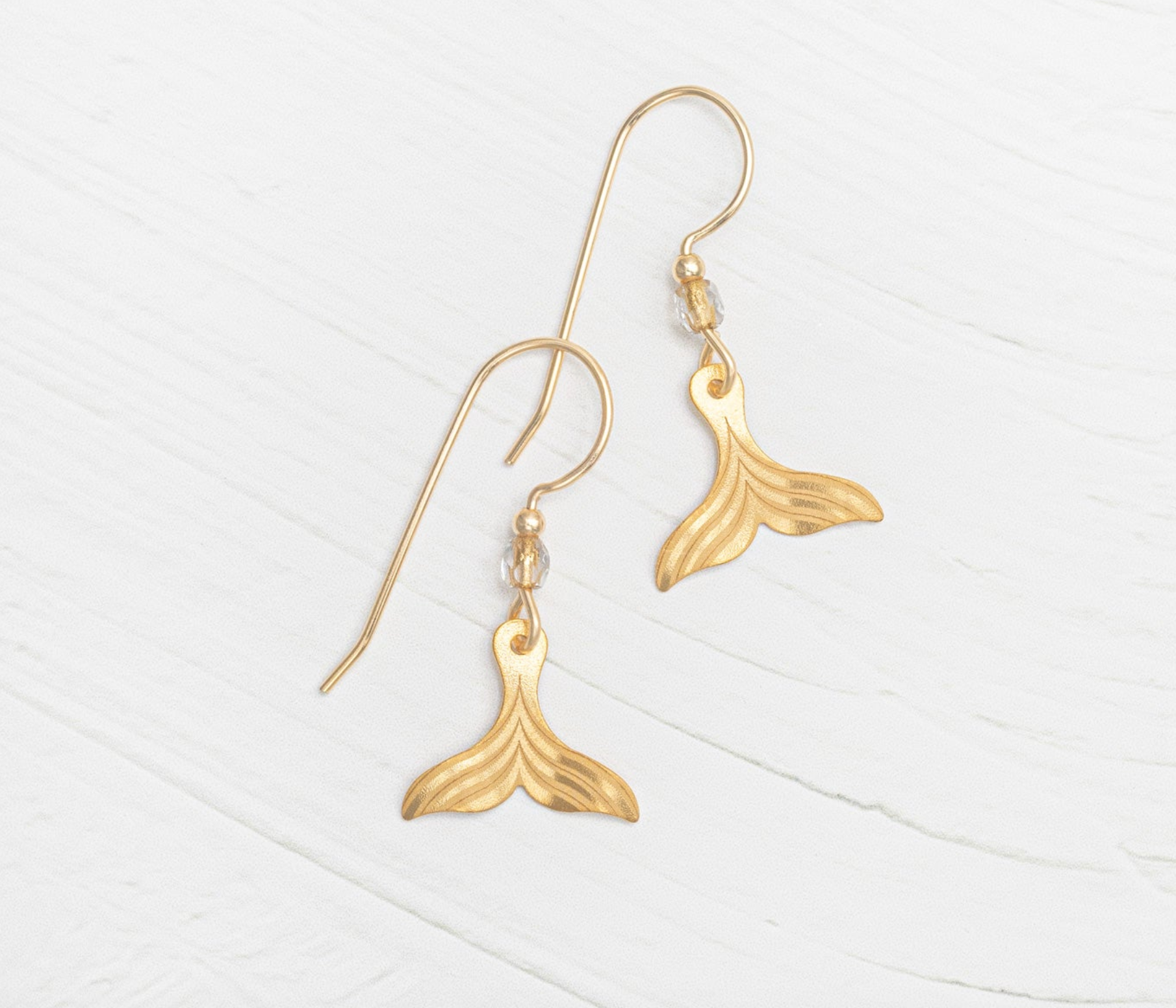 Holly Yashi Whale Tail Earrings - Gold