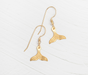 Holly Yashi Whale Tail Earrings - Gold