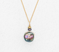 Holly Yashi Delicate Margo Pendant - Peacock and Gold