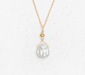 Holly Yashi Delicate Margo Pendant - Cream and Gold