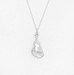 Holly Yashi Delicate Margo Pendant - Cream and Silver