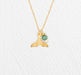 Holly Yashi Whale Tail Pendant Necklace - Gold