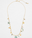 Holly Yashi Sea Treasure Charm Necklace - Sage and Gold