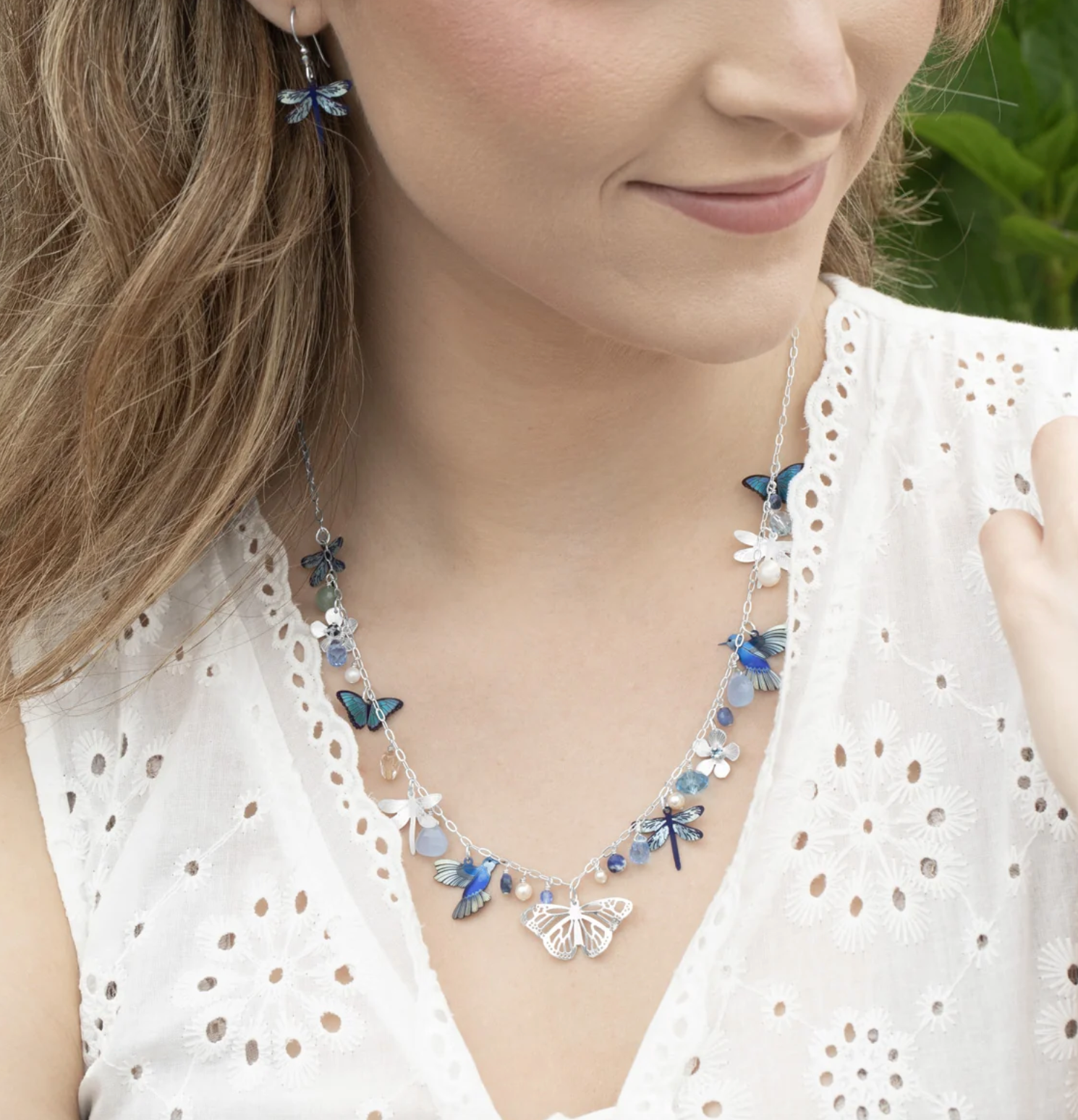 Holly Yashi Garden Party Necklace - Silver