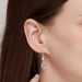 Boma Serene Spiral Earrings with Green Mother of Pearl