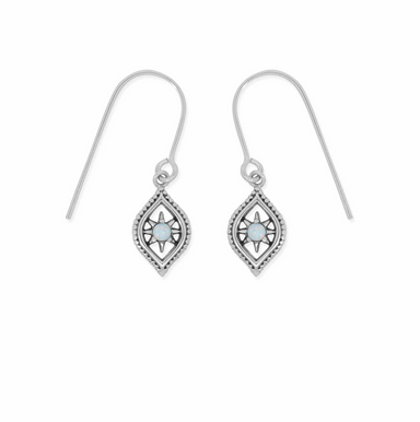 Boma Bohemian Star Drop Earrings with Opal