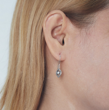 Boma Bohemian Star Drop Earrings with Opal