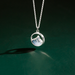 Boma Mountain Peak Necklace with Blue Mother of Pearl