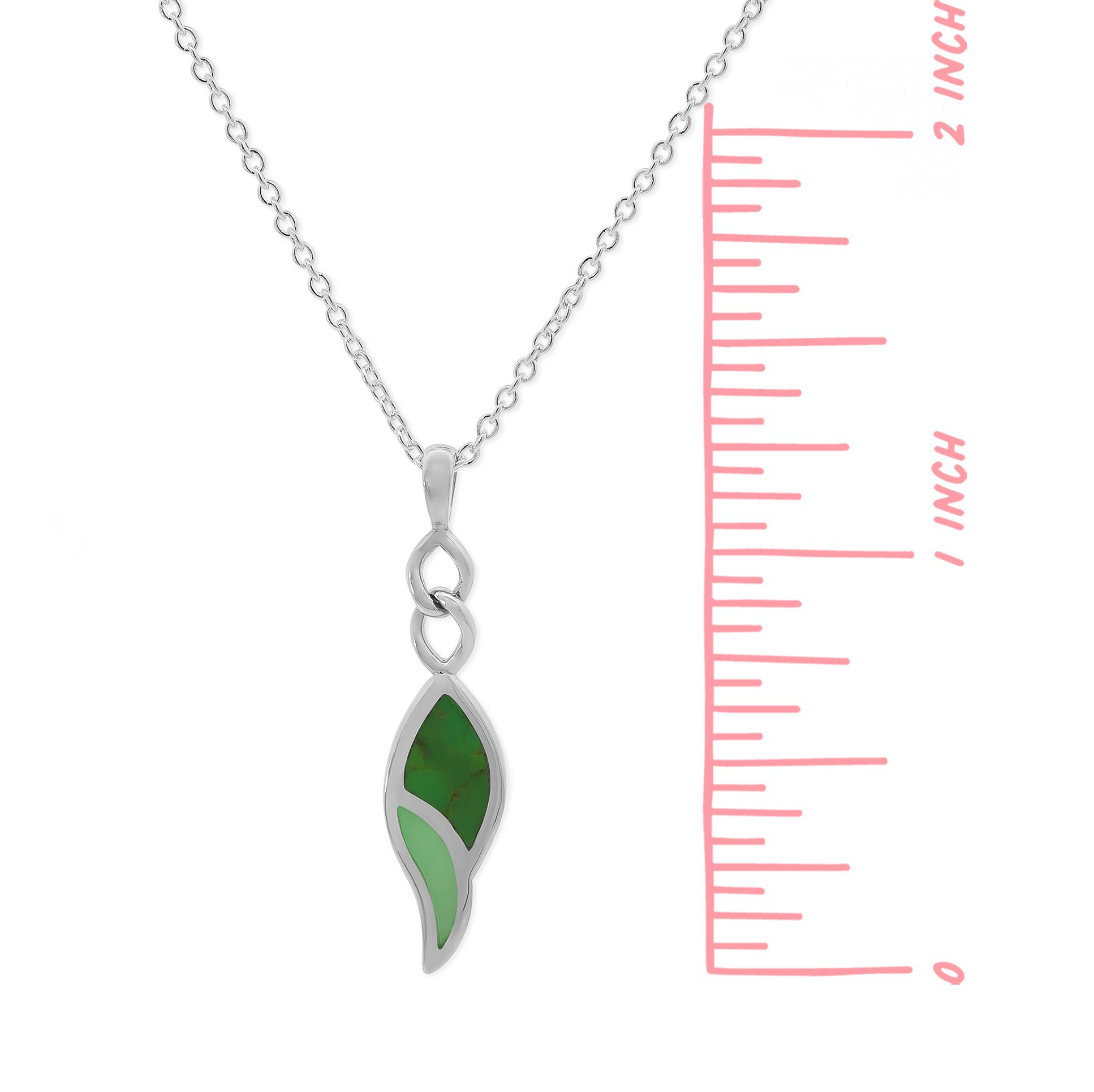 Boma Green Leaf Flow Necklace