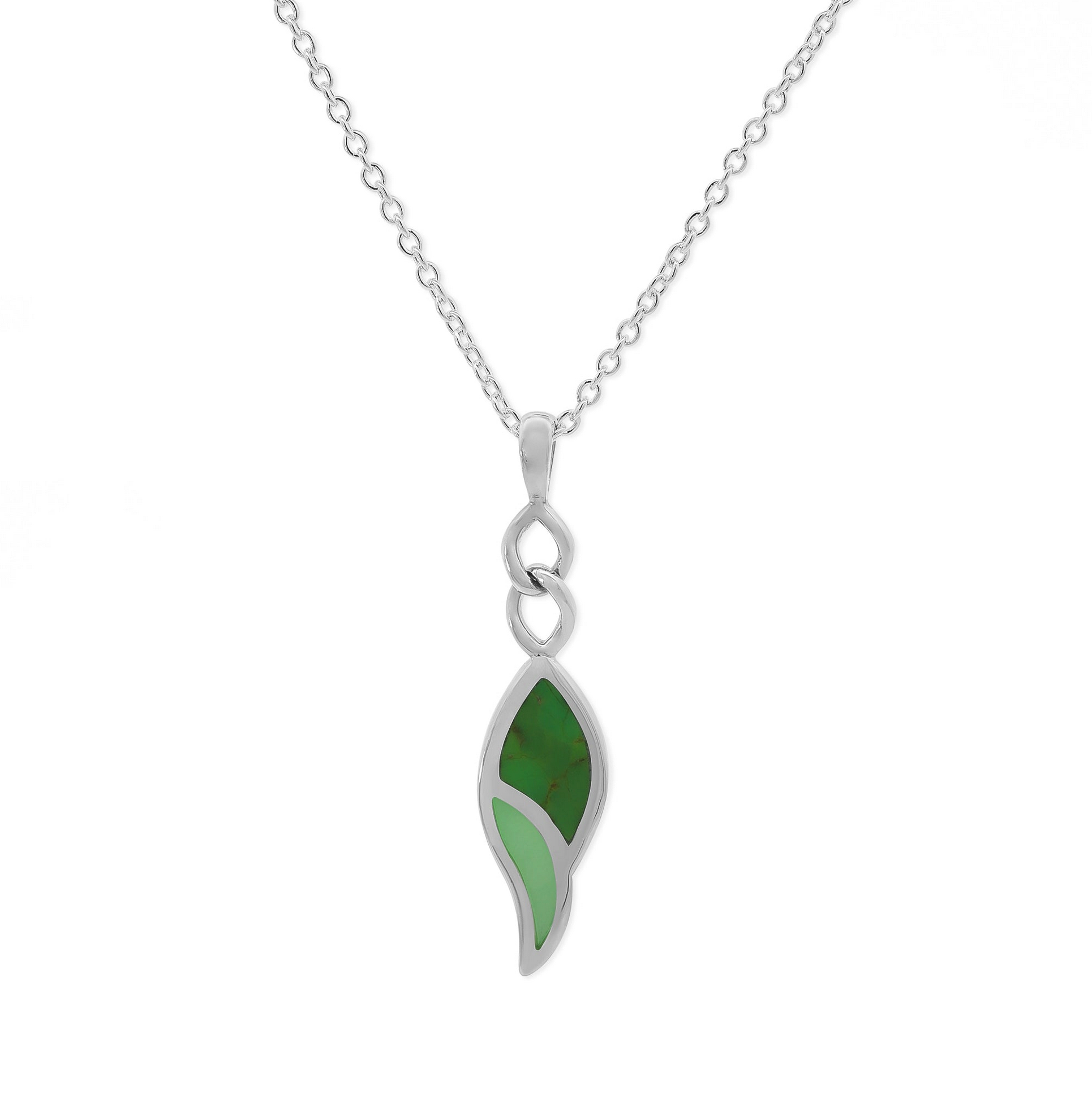 Boma Green Leaf Flow Necklace