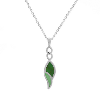 Boma Green Leaf Flow Necklace