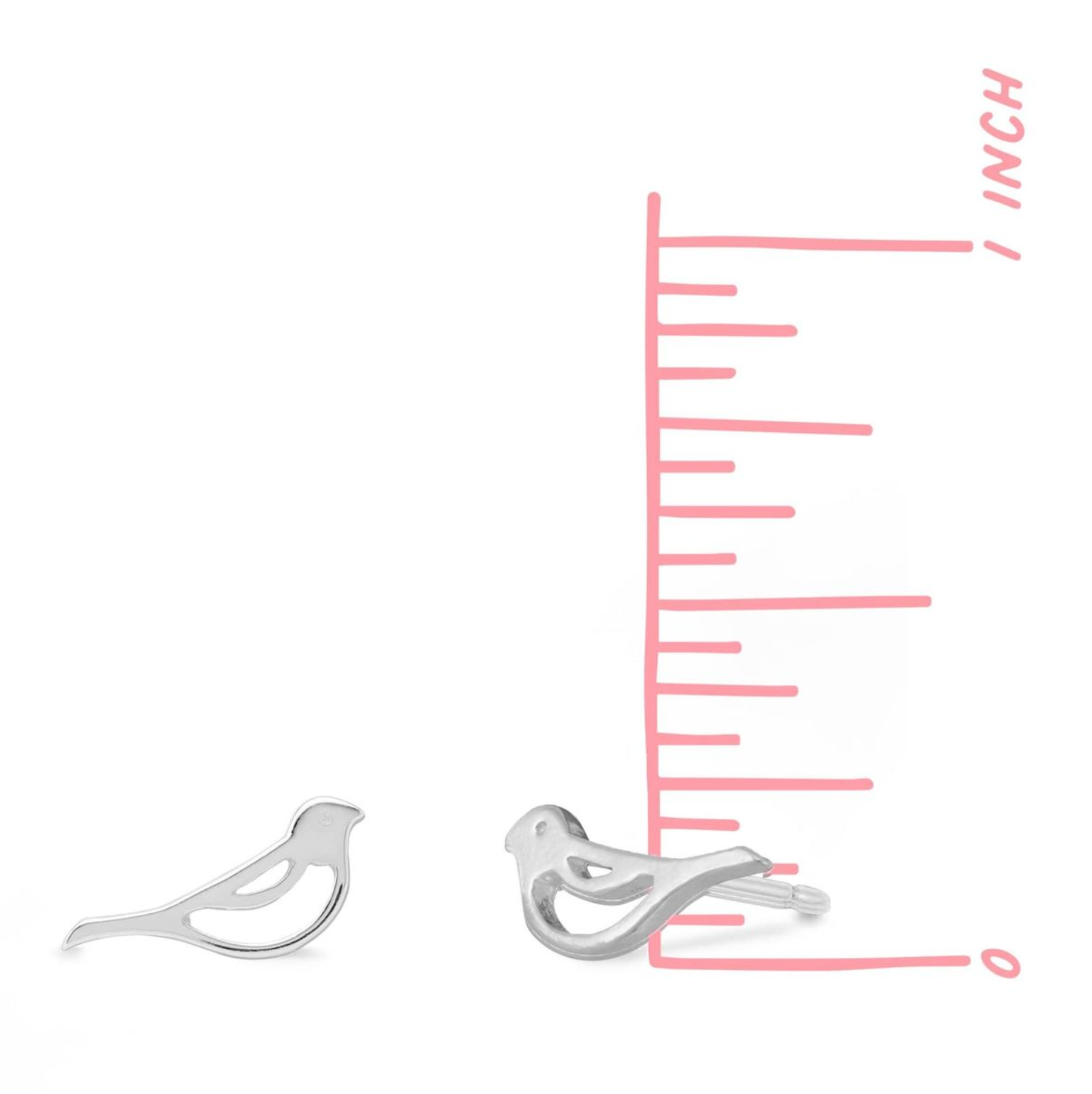 Boma Gold Sweet Bird Stud Earrings