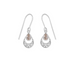 Boma Ornamental Gemstone Dangle Earrings - Light Smokey Quartz