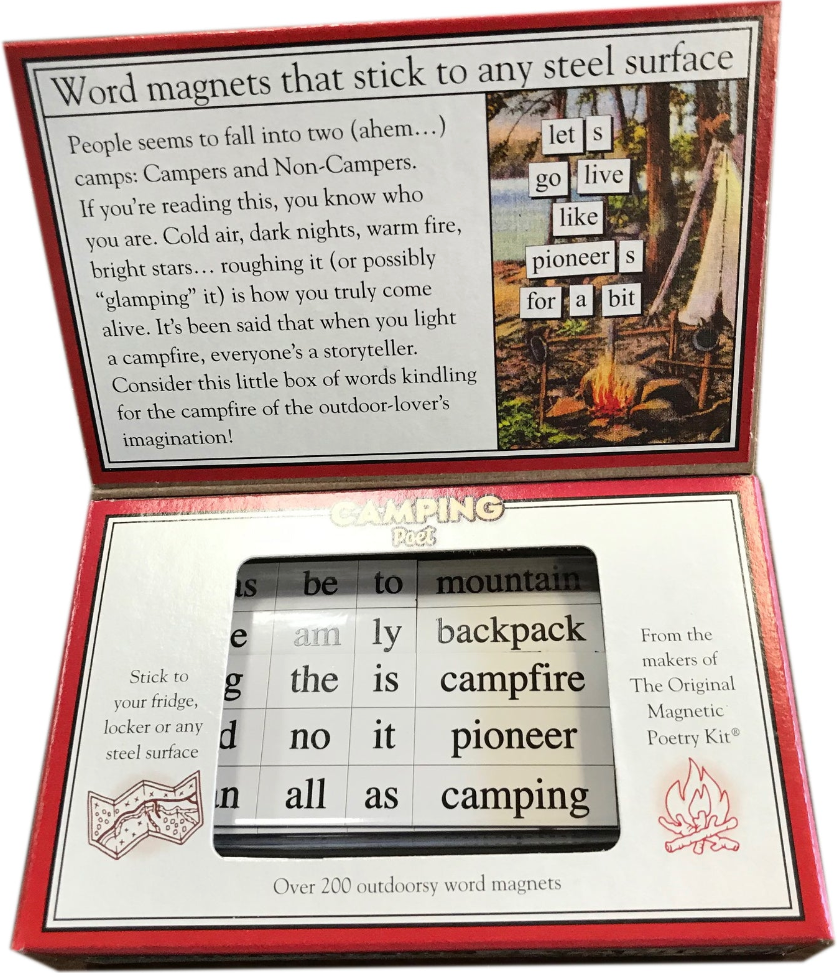 Magnetic Poetry Camping Poet