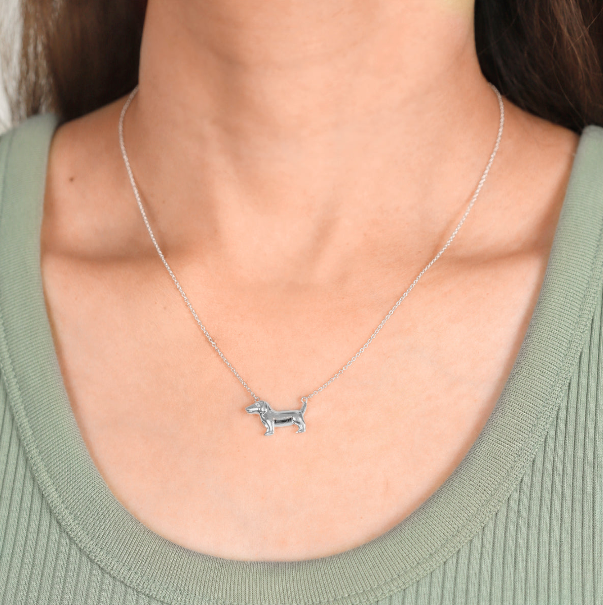 Boma Weenie Dog Necklace