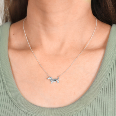 Boma Weenie Dog Necklace
