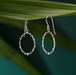 Boma Oval Vine Sterling Silver Earrings