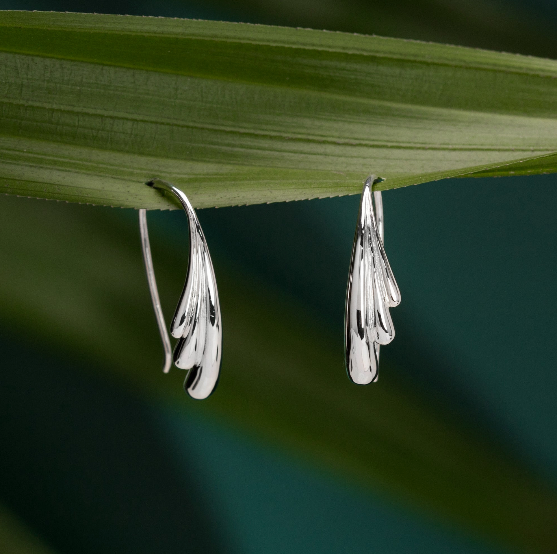 Boma Layered Fluid Pull Through Earrings