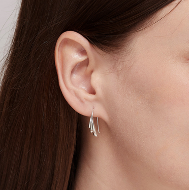 Boma Layered Fluid Pull Through Earrings