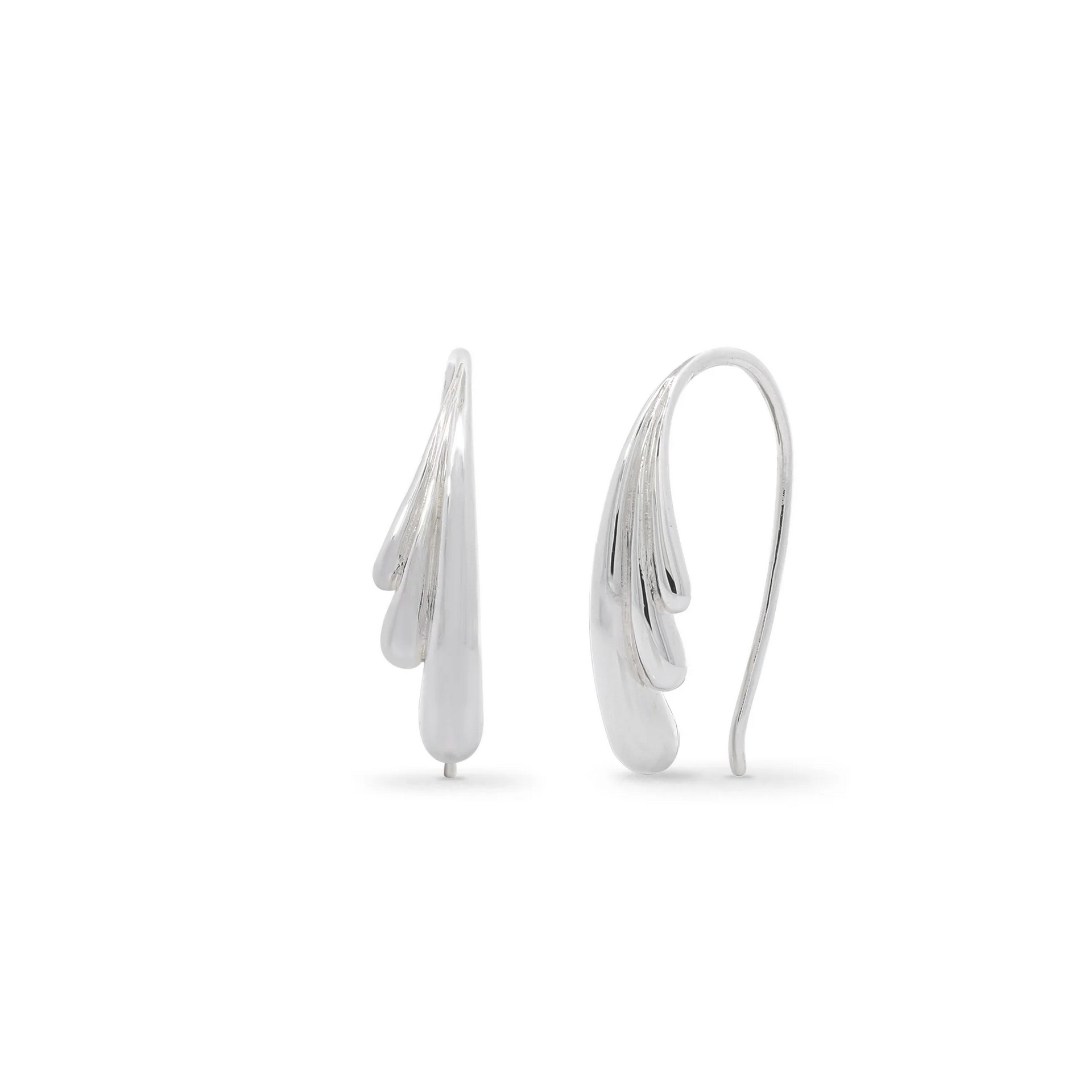 Boma Layered Fluid Pull Through Earrings