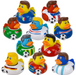 World Cup Soccer Team 3" Rubber Duckies (Single) - Random Team