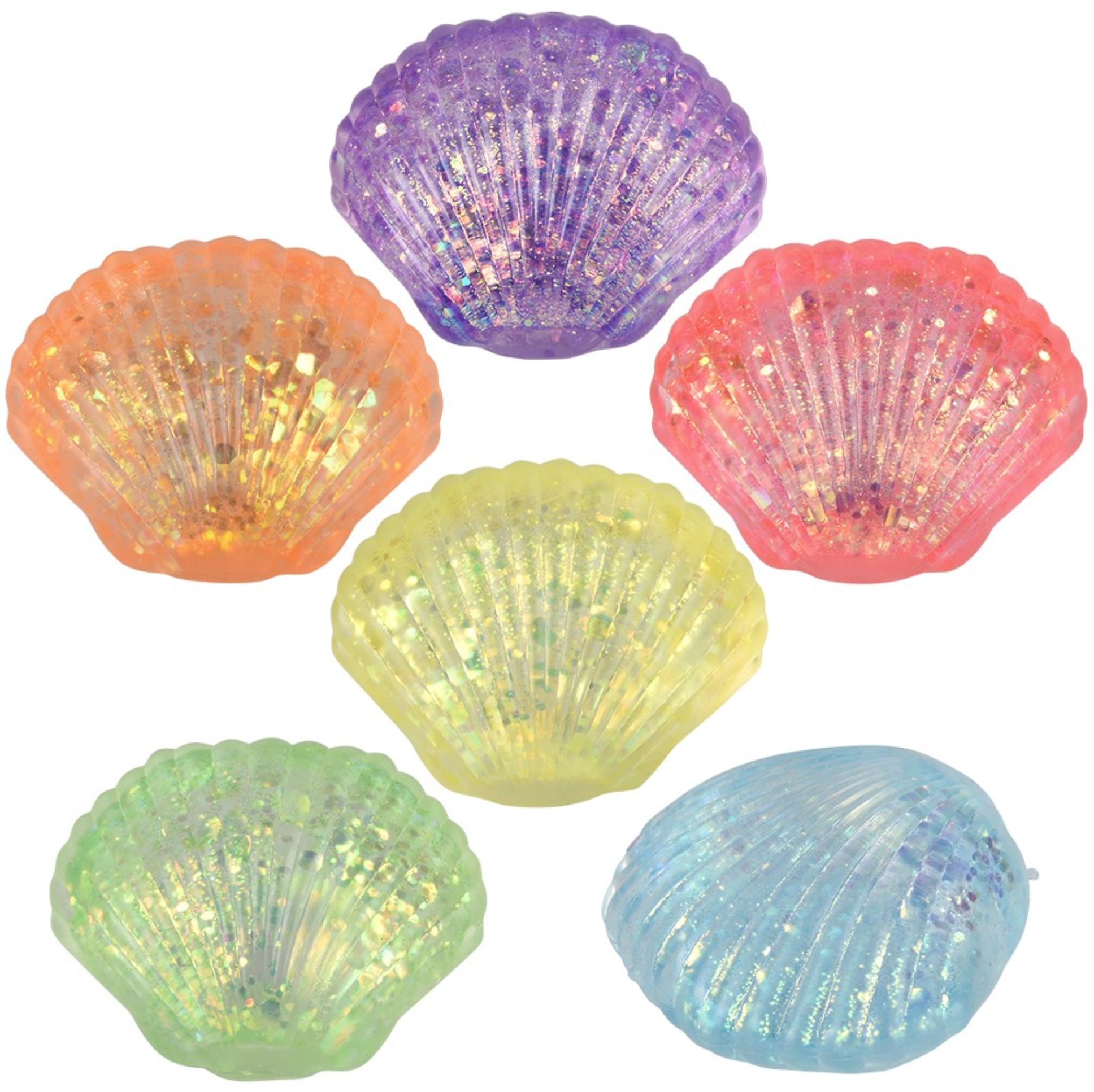 TTN 2.25" Squeezy Sugar Sea Shell (Single) - Random Color