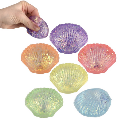 TTN 2.25" Squeezy Sugar Sea Shell (Single) - Random Color