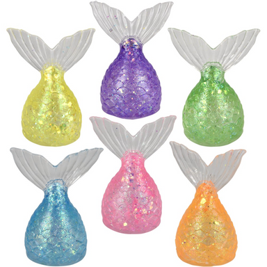 TTN 4" Squeezy Sugar Mermaid Tail (Single) - Random Color