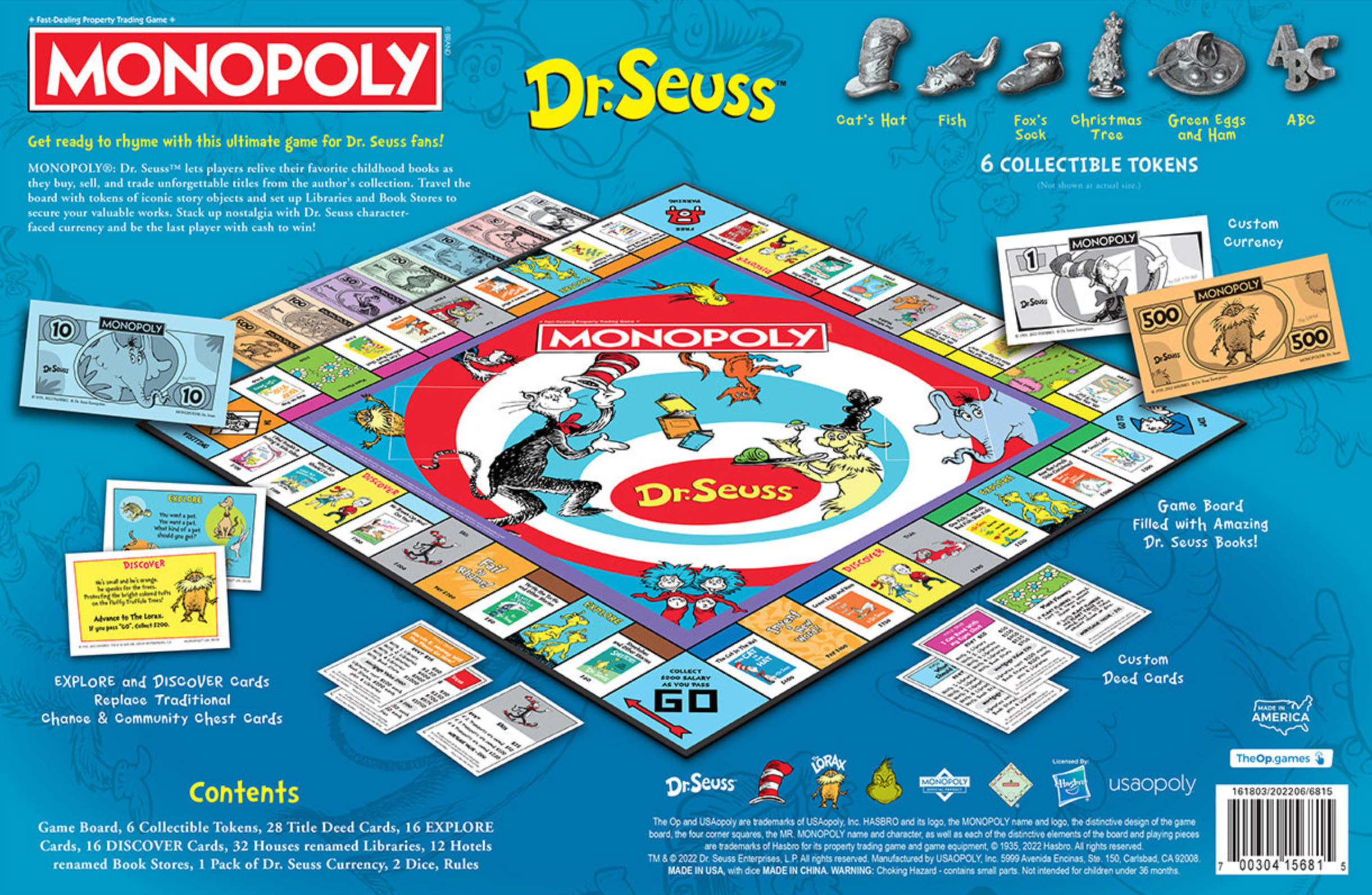 USAO Monopoly - Dr. Seuss