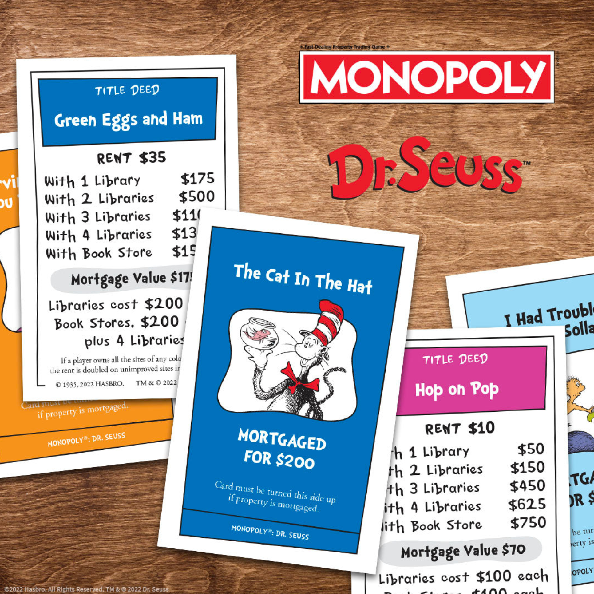 USAO Monopoly - Dr. Seuss