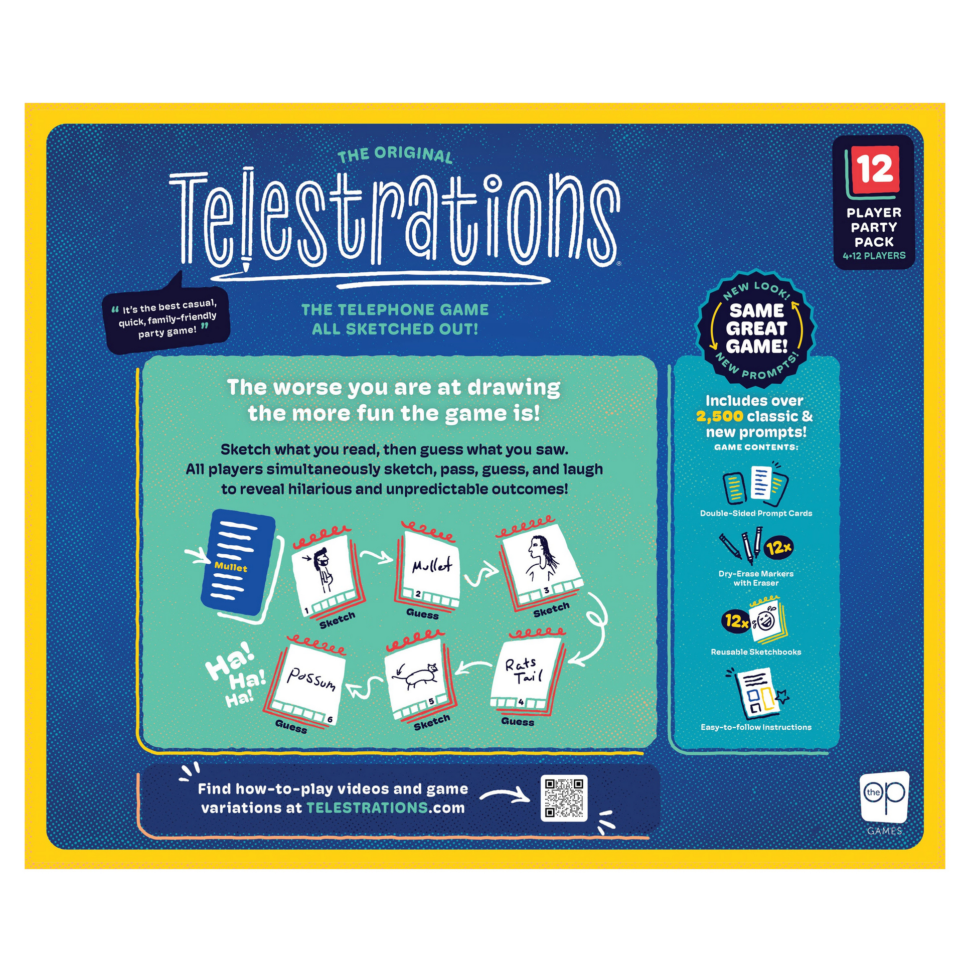 USAO Telestrations - 12 Player Party Pack - Version 2