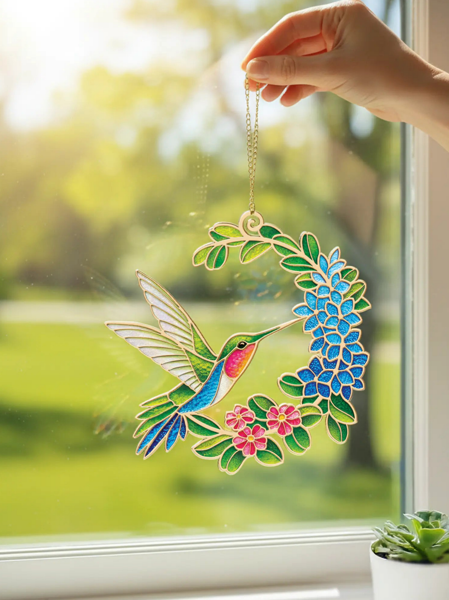 FRCC Hummingbird Oasis Suncatcher
