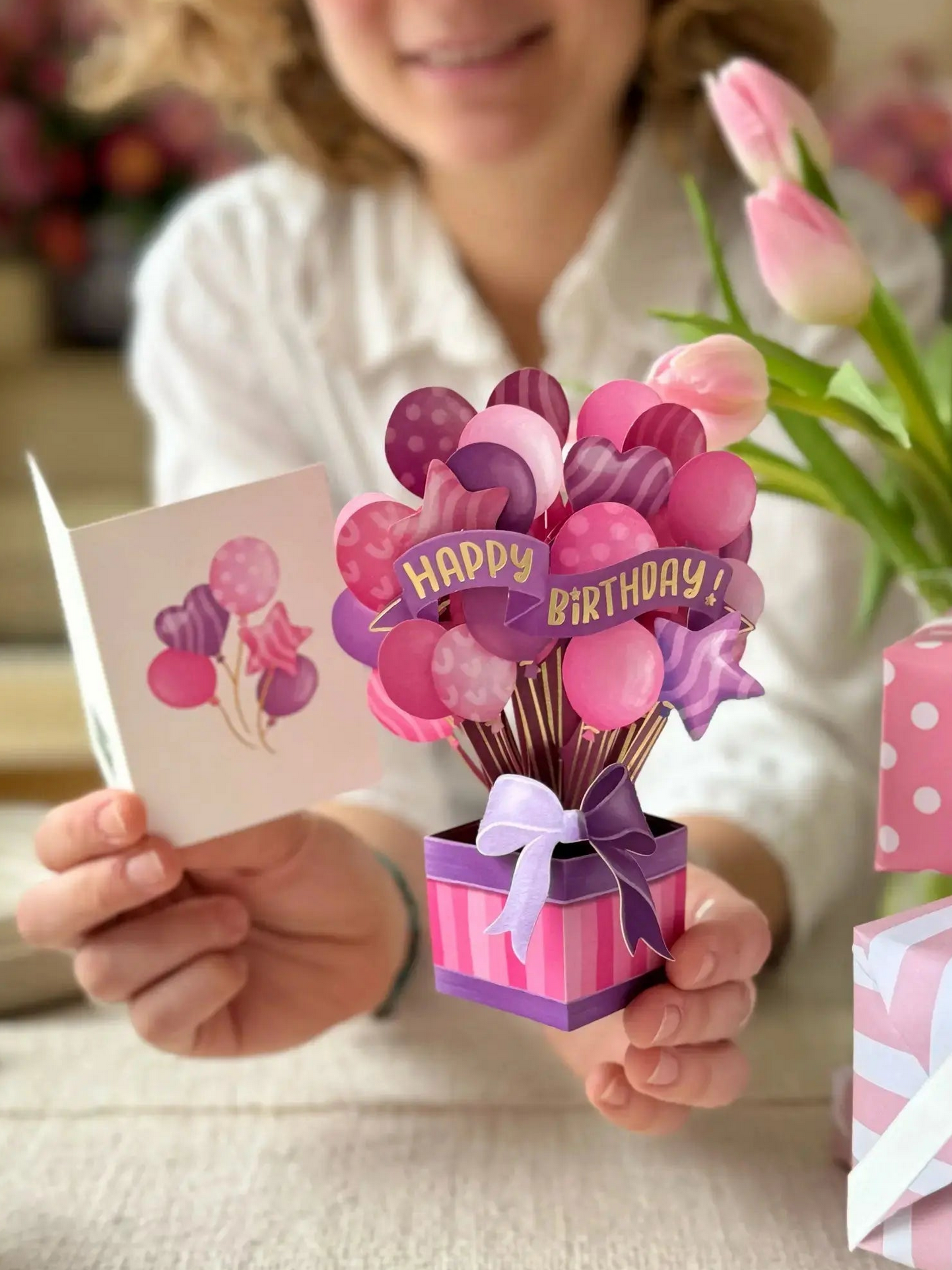 FRCC Mini Pink Birthday Balloons