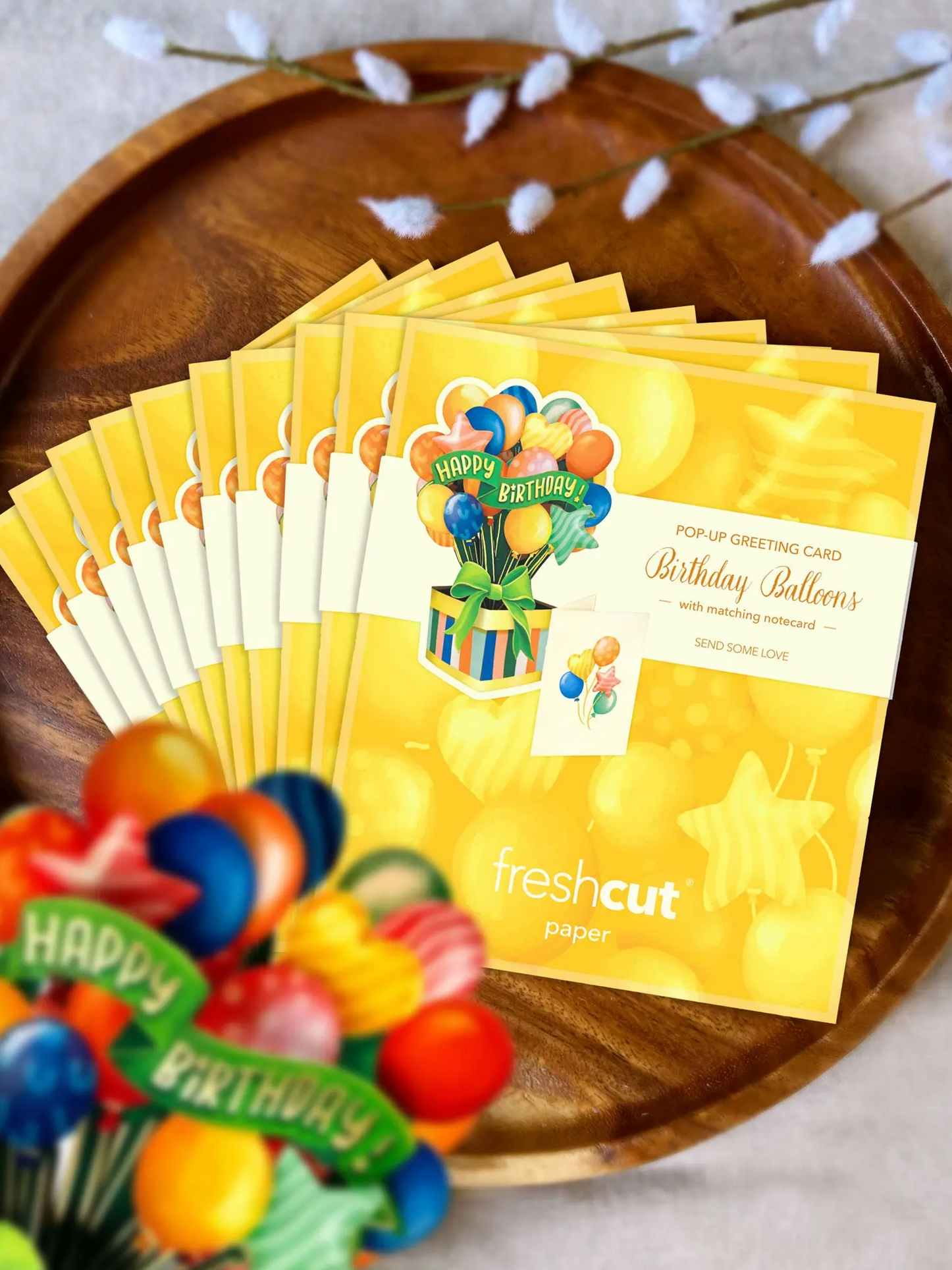 FRCC Mini Multicolored Birthday Balloons