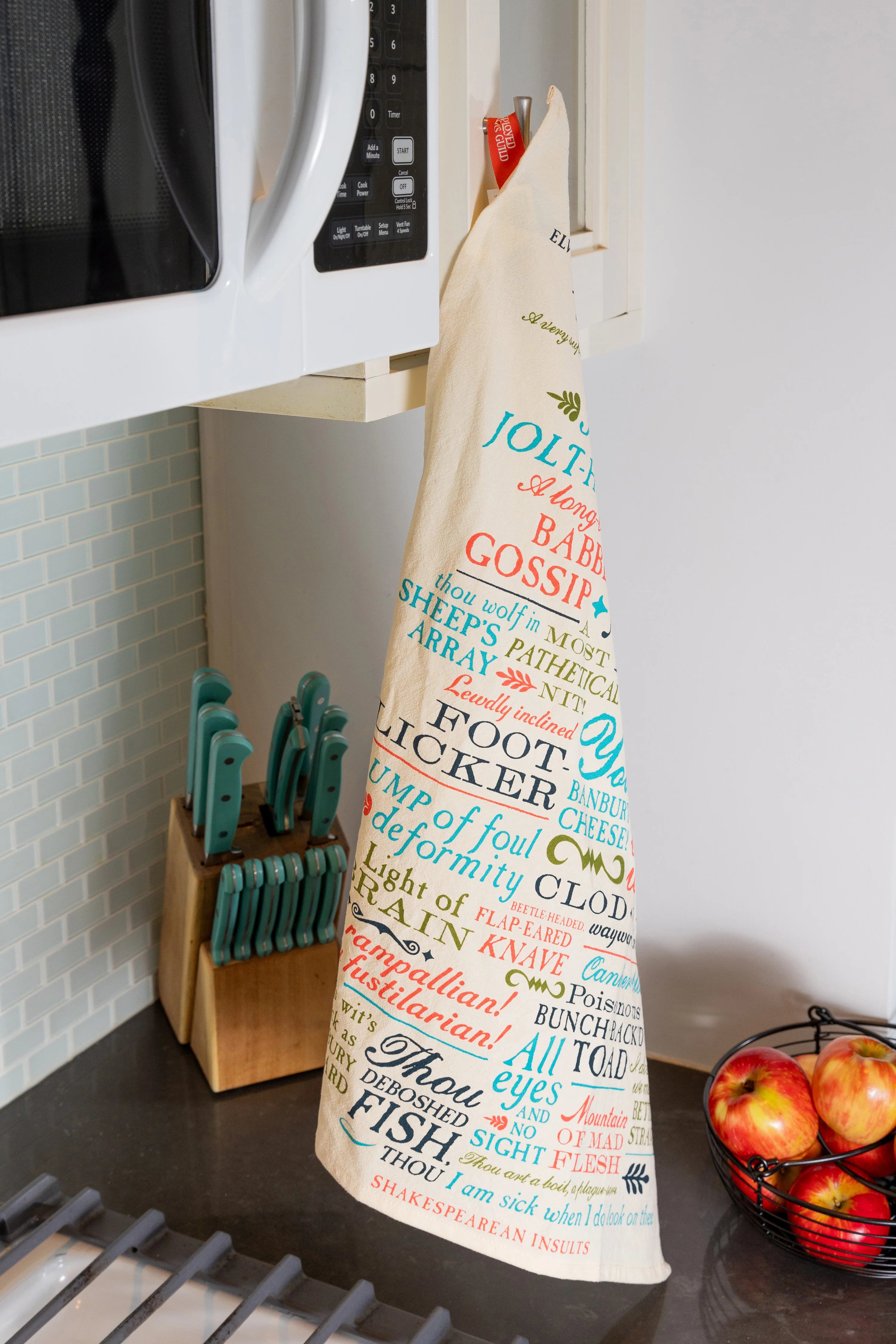 Shakespearean Insults Dish Towel