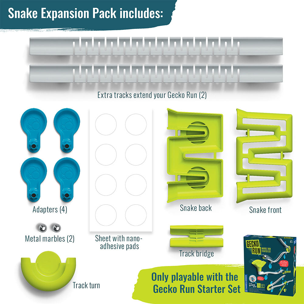 Gecko Run Marble Run Snake Expansion    