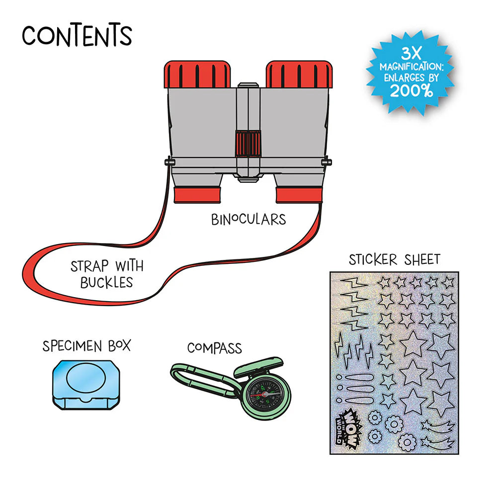 Kids' Binoculars & Nature Explorers Kit